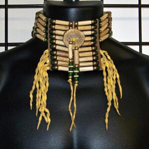 Antiqued Bone Choker
