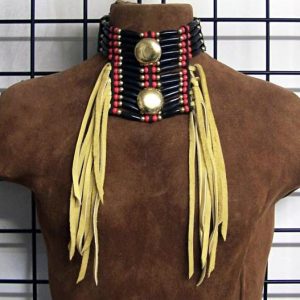 Red & Black Horn Choker