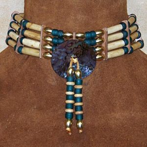 Antiqued Bone Choker