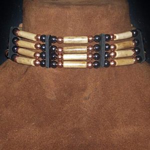 Bone and Copper Choker