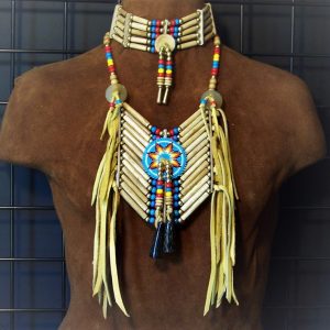 5 row choker and breastplate set