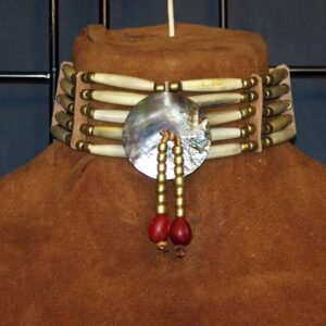 Antiqued Bone Choker