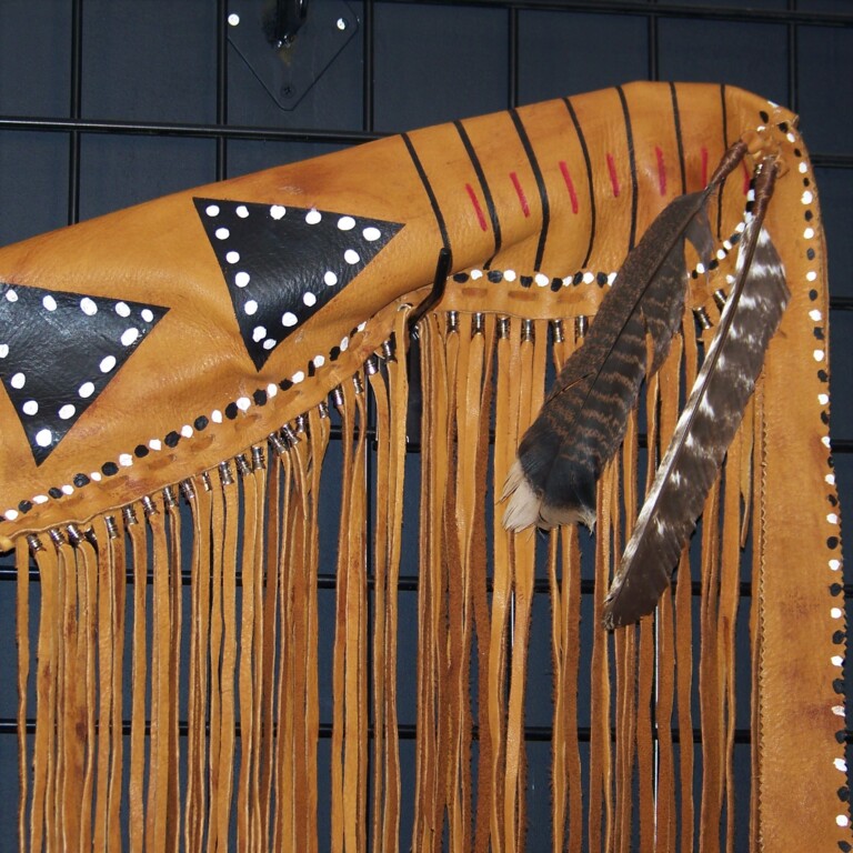 Elk Hide Rifle Scabbard - Image 3