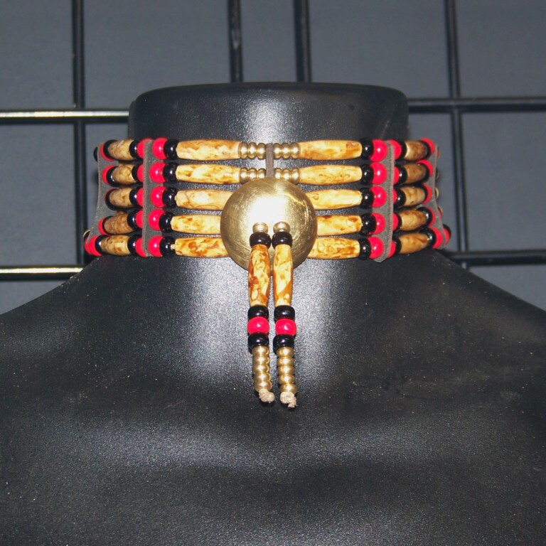Bone and Bead Choker - Image 2