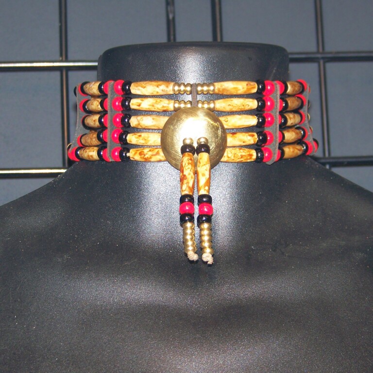 Bone and Bead Choker
