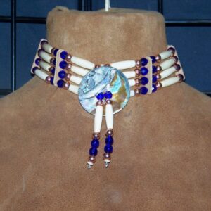 Antiqued Bone Choker