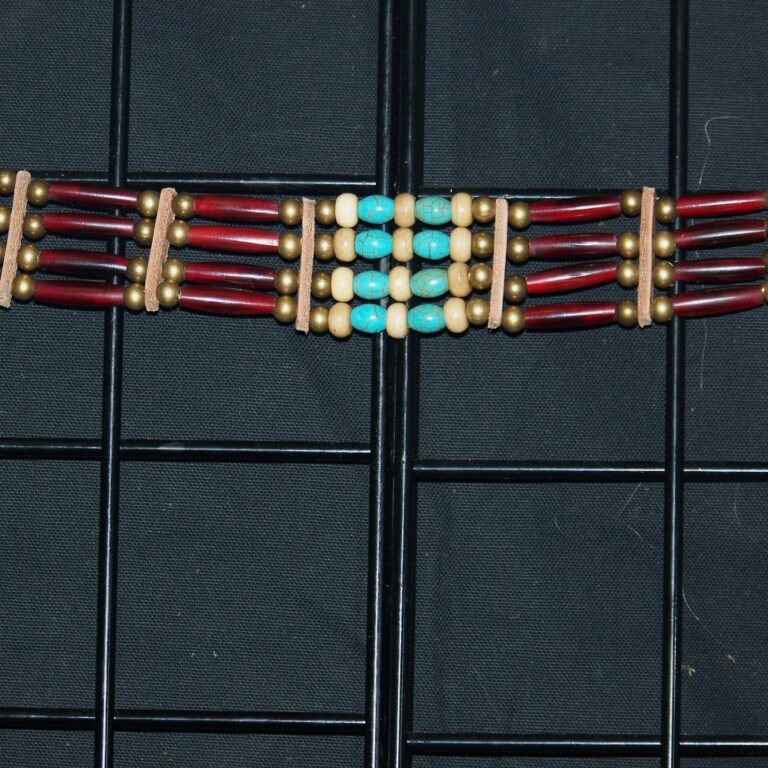 Turquoise & Bone Choker - Image 2