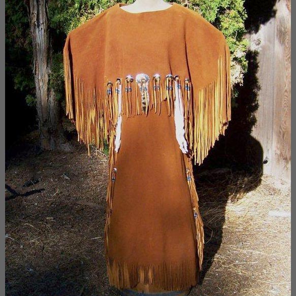 3 Hide Buckskin Dress