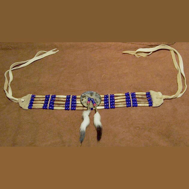 Paua Shell Bone Choker