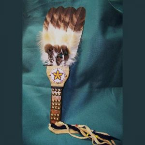 Native American Style Feather Fan