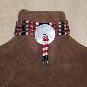 Mother of Pearl Bone Choker