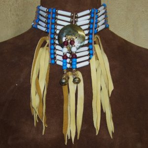 Brass and Glass Choker