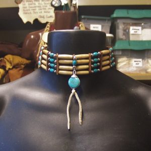 Turquoise Bone Choker