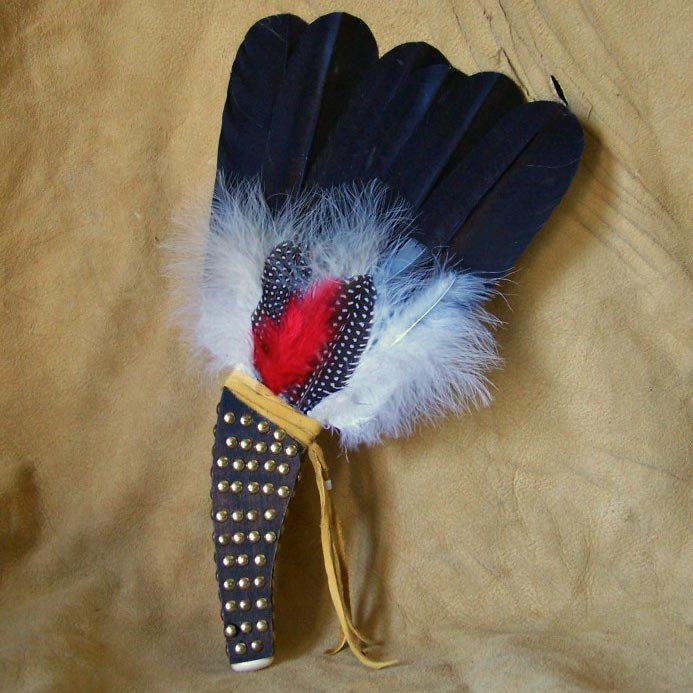 Native American Eagle Feather Fan