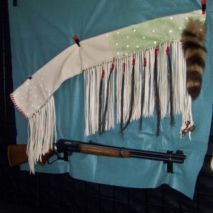 Elk Hide Rifle Scabbard