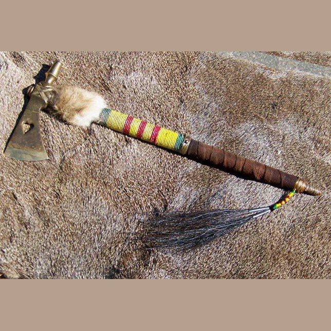 Native American Style Smoke Hawk Pipe Tomahawk
